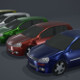 Hatchback Car Generic Lowpoly 3D Model - 3DOcean Item for Sale