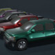 Pickup Truck Car Generic Lowpoly 3D Model - 3DOcean Item for Sale
