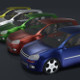 Generic Hatchback Car With Interior Lowpoly 3D Model - 3DOcean Item for Sale
