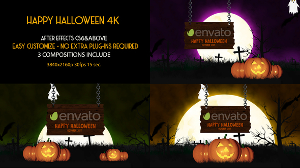 Happy Halloween 4K alt