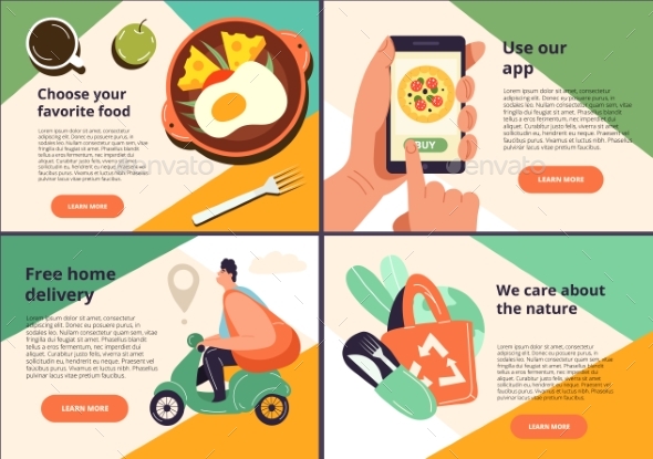 Ethical Online Food Delivery Company Landing Page