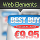 Web Elements - Banners Vector Graphix editable PSD - GraphicRiver Item for Sale