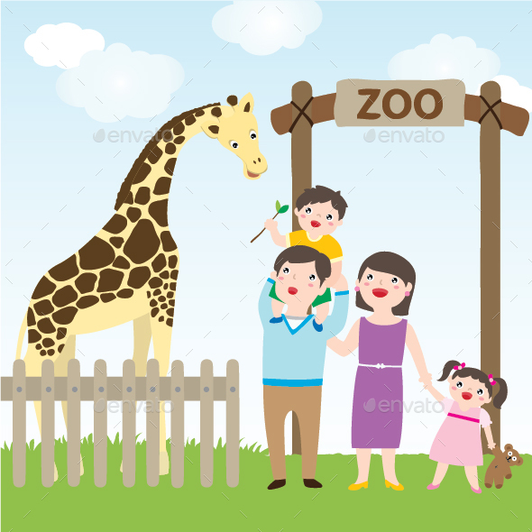 Family Visit Zoo