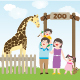 Family Visit Zoo - GraphicRiver Item for Sale
