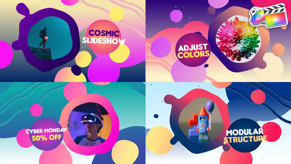 Liquid Colorful Slideshow | FCPX