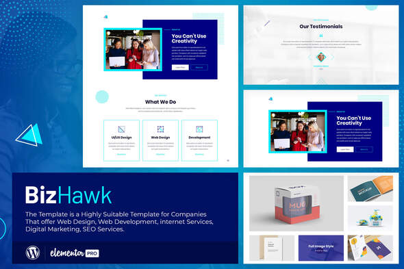 Introducing BizHawk: The Ultimate Elementor Template Kit for Corporate Agencies