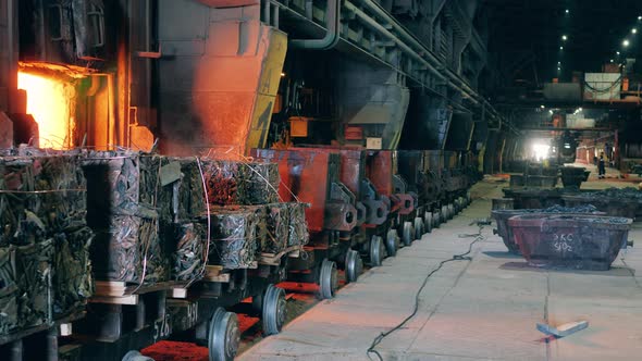 Foundry Premises of a Coppersmelting Plant