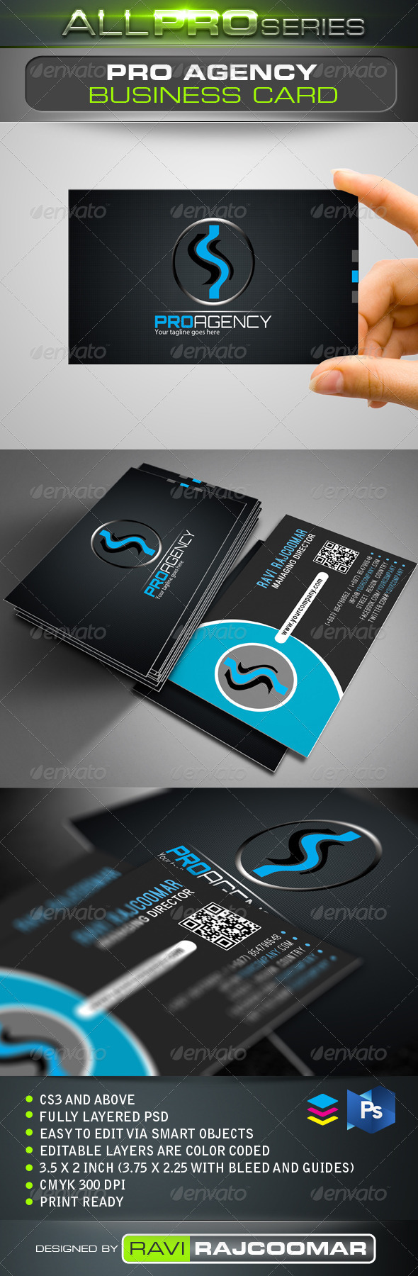 Pro Agency Business Card