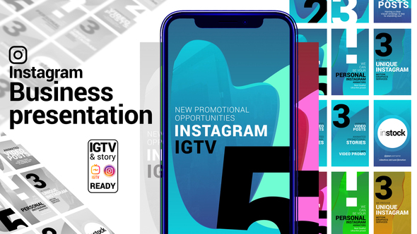 Instagram Story. Business Presentation. IGTV and Story ready.
