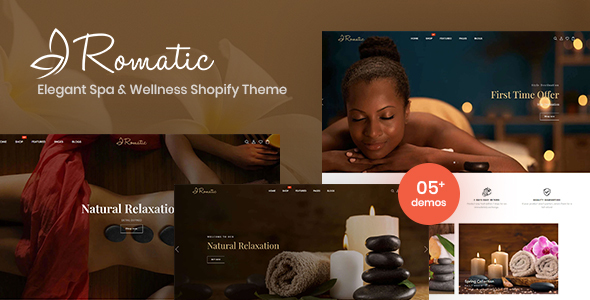 Romatic - Elegant Spa & Wellness Shopify Theme