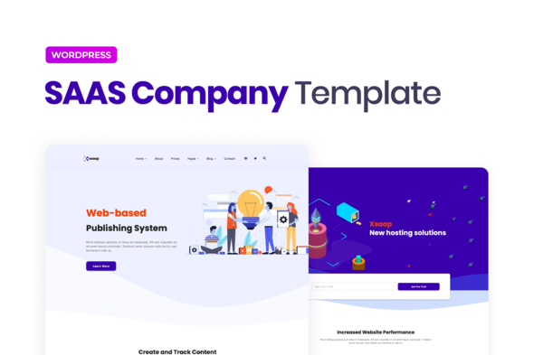 Xsapp – SAAS Company Elementor Template Kit