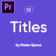 Big Titles & Lower Thirds for Premiere Pro | Essential Graphics - VideoHive Item for Sale