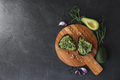 Toast with avocado and microgreens. - PhotoDune Item for Sale