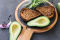 Toast with avocado and microgreens. - PhotoDune Item for Sale