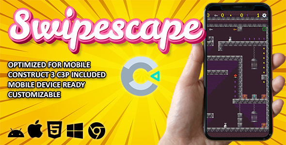 Swipescape - Construct 3 Game