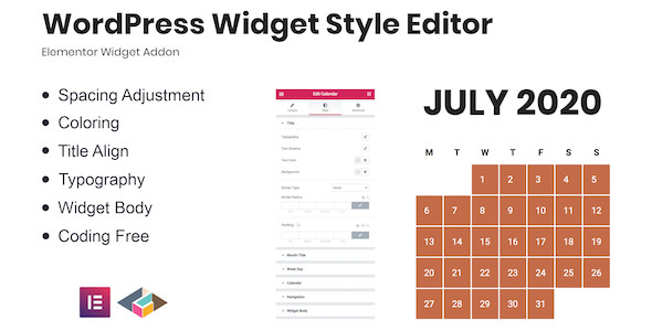 01 widget style element preview - WordPress Widget Style Editor Elementor Addon สร้างเว็บไซต์, ปลั๊กอิน เว็บขายของ, ปลั๊กอิน ร้านค้า, ปลั๊กอิน wordpress, ปลั๊กอิน woocommerce, ทำเว็บไซต์, ซื้อปลั๊กอิน, ซื้อ plugin wordpress, wp plugins, wp plug-in, wp, wordpress plugin, wordpress, woocommerce plugin, woocommerce, widget, sidebar, seach, plugin ดีๆ, pages, Meta, kit, elementor, editor, comment, codecanyon, category, calendar, archive