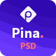 Pina - App Landing Page PSD Template - ThemeForest Item for Sale