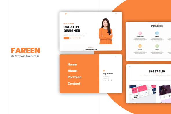 Farren - CV/Resume Elementor Template Kit