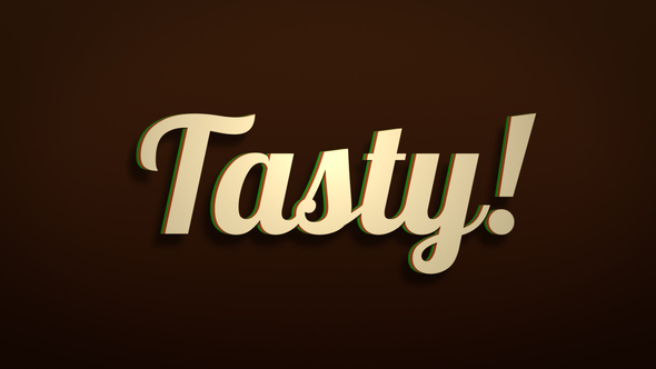 Tasty - Animated Typeface