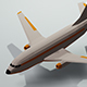 Low Poly Passenger Airplane w/Camera & Lighting Scene - 3DOcean Item for Sale