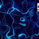 Abstract Blue Glowing Wavy liquid flow reflection Background Loop - VideoHive Item for Sale