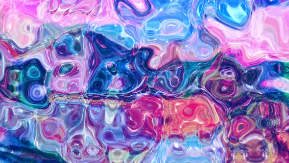 Amazing Background Colorful Silky Liquid Animation