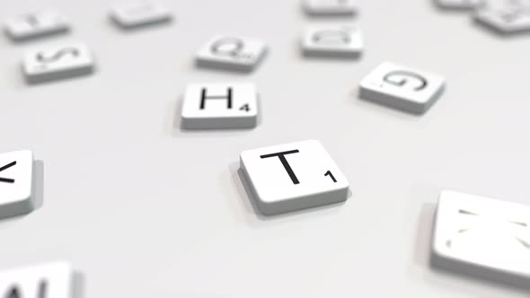 TEHRAN City Name Being Made with Letters alt