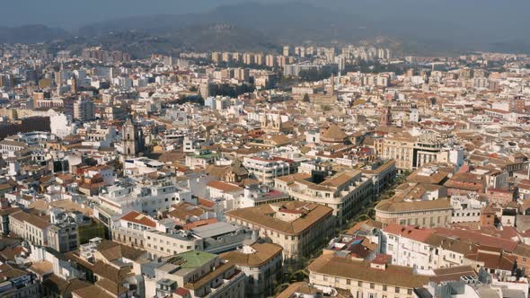 Cityscape of Malaga