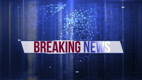 Breaking News Transition With  Alpha Channel alt