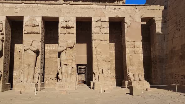 Temple of Medinet Habu. Egypt, Luxor