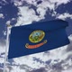 Idaho Flag With Sky - VideoHive Item for Sale