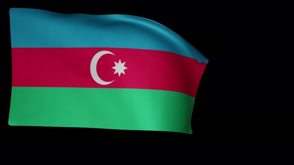 National Flag of Azerbaijan