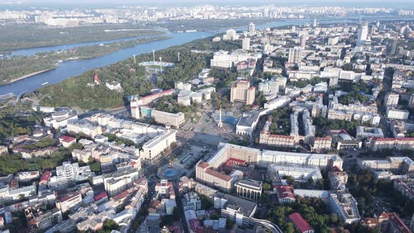 Kyiv - Aerial View of the Capital of Ukraine. Kiev