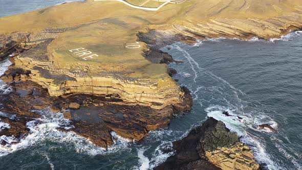 Aerial View of St. John's Point, County Donegal, Ireland