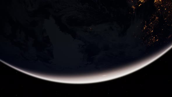 Earth Globe Planet From Space Orbit alt