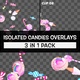 Isolated Candies Overlays Pack - VideoHive Item for Sale