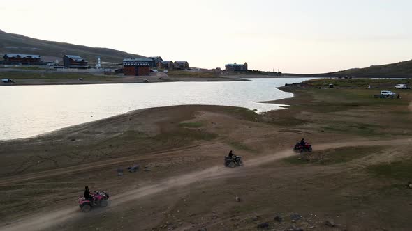 ATV Riding Attraction Overhead Aerial View