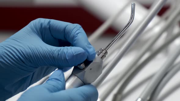 Dental Tools Being Used at the Dentist