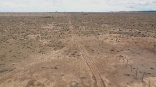 Drone Flying Over Kenyan Desert Drone Stock Footage By Drone Rune 10