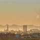 Timelapse during sunrise in Munich. Munich during sunrise with the alps in the background. - VideoHive Item for Sale