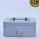 Male Hand Puts a Cryptocoin Bitcoin or BTC in a Small Grey Vault Safe or Piggy Bank Depicting Crypto - VideoHive Item for Sale