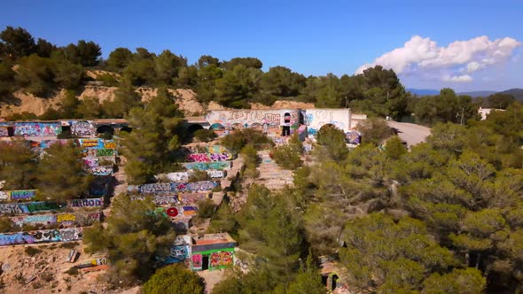 Abandoned Festival Club in Ibiza, Spain