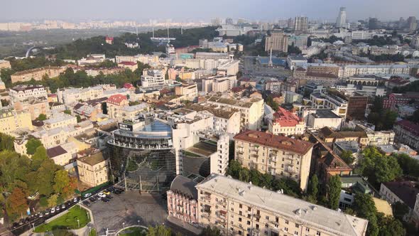 Kyiv, Ukraine Aerial View of the City. Kiev