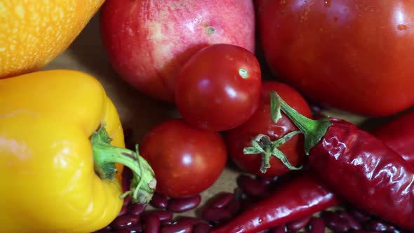 Delicious Fresh Autumn Vegetables