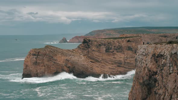 Coastline Landscape with Cape St