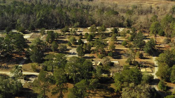 Fort Gaines Georgia USA rural landscape shot