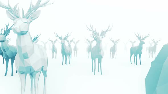 Deer Lowpolygon Hd