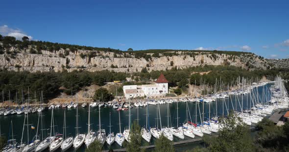 the Port Miou creek, Cassis, Provence, France