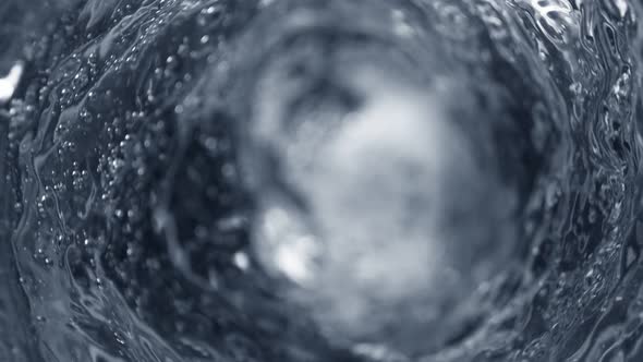 Super Slow Motion Shot of Water Whirl at 1000 Fps.