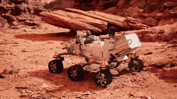 Mars Rover Perseverance Exploring the Red Planet